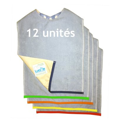 Photo: 12 Adjustable Bibs (Terry Cloth)