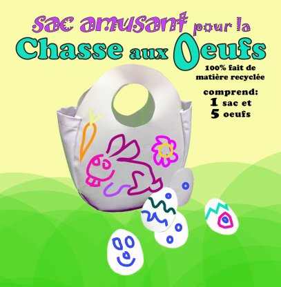 Photo: Sac pour la chasse aux oeufs